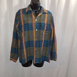 Maywood plaid button-down shirt